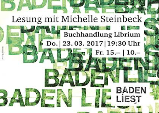 Lesung mit Michelle Steinbeck