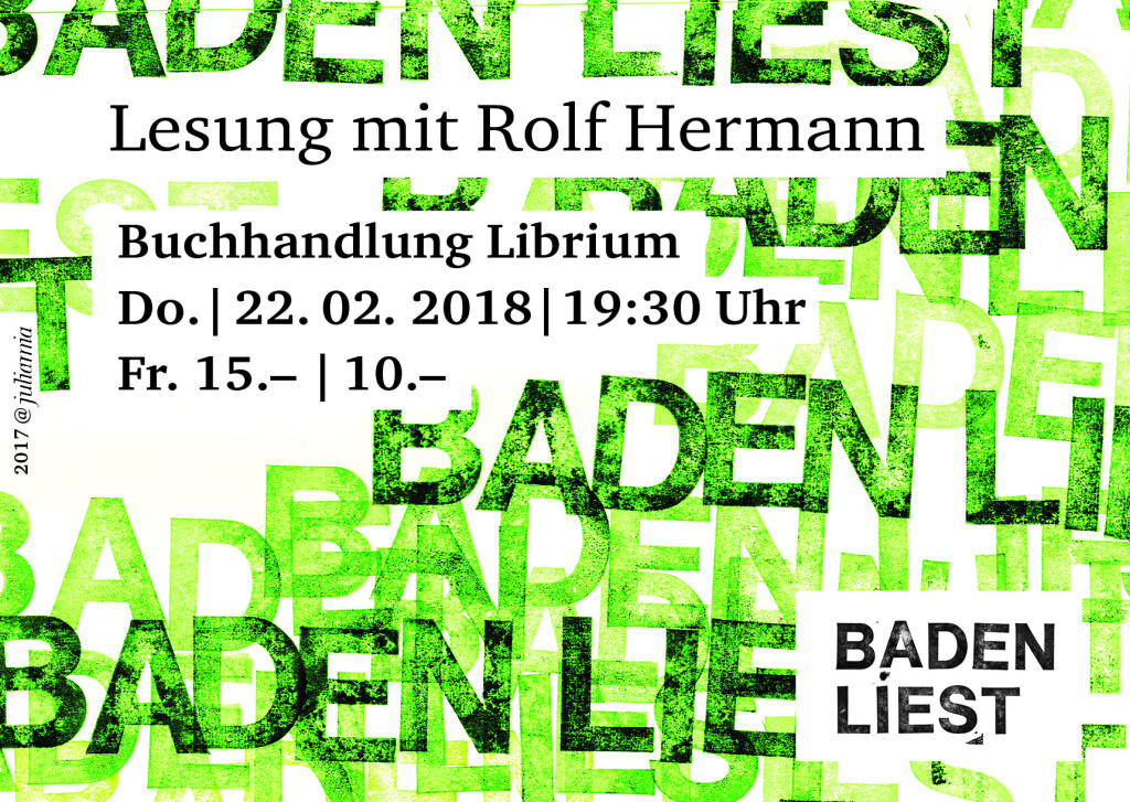 Lesung mit Rolf Hermann