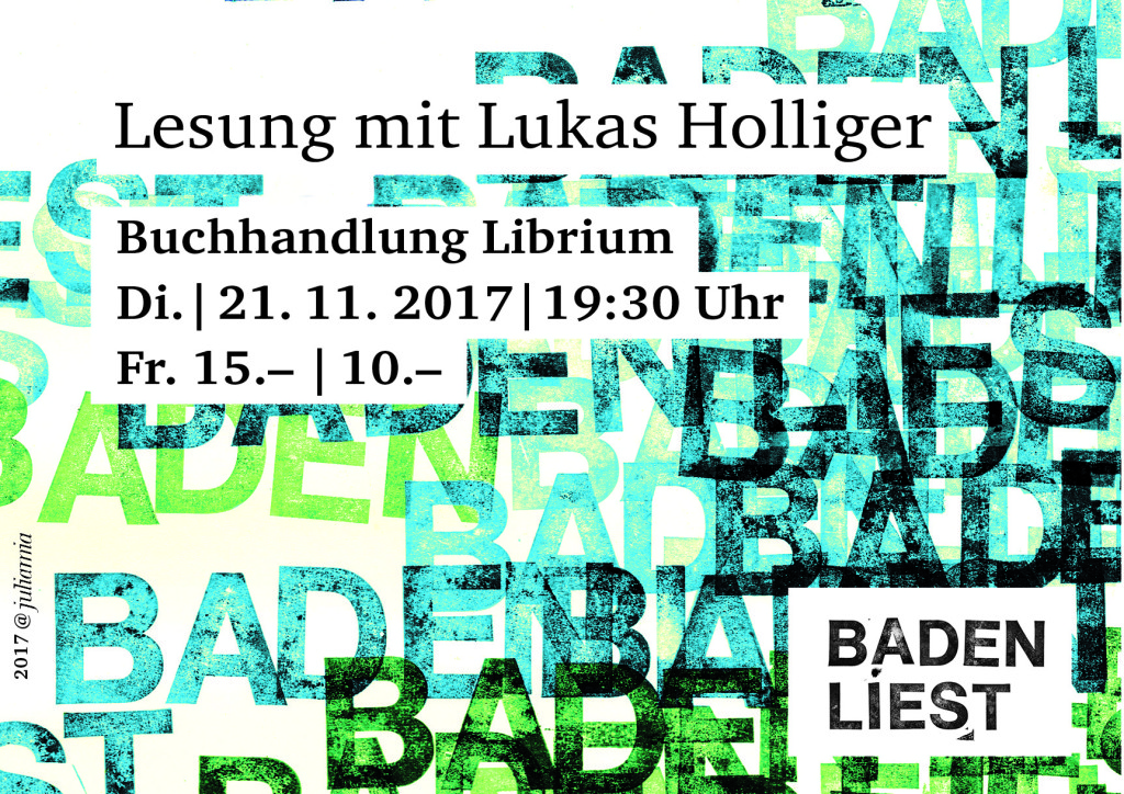 Lesung mit Lukas Holliger