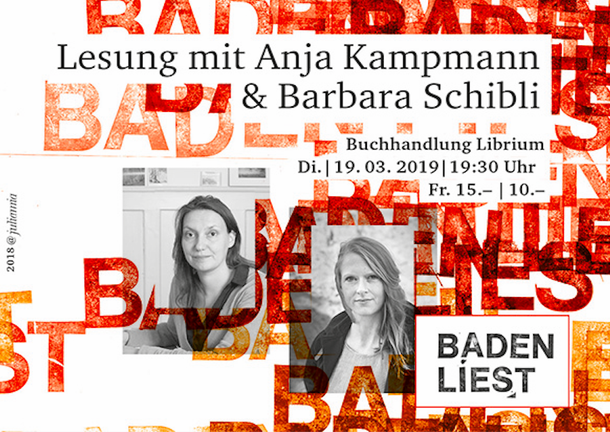 Lesung mit Anja Kampmann & Barbara Schibli