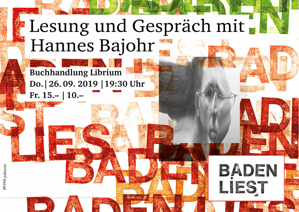 Lesung und Gespräch mit Hannes Bajohr