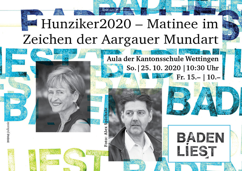 Abgesagt: So 25.10.2020: Hunziker2020 – Matinee im Zeichen der Aargauer Mundart