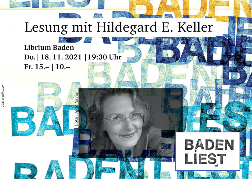 Do. 18.11.2021: Lesung mit Hildegard E. Keller