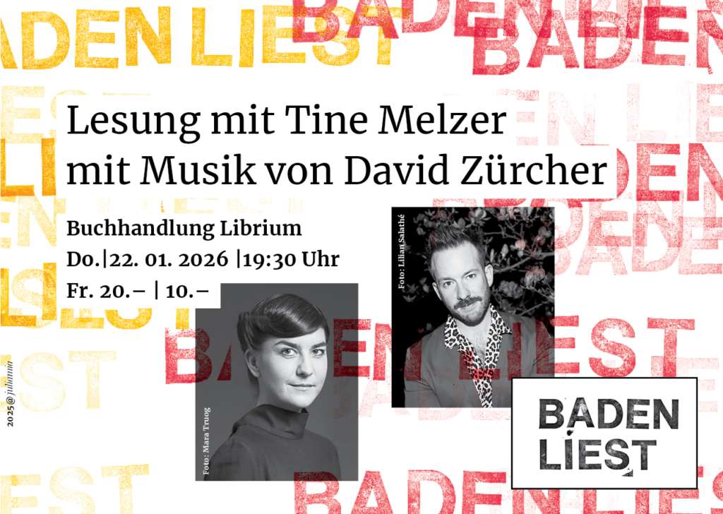 Do. 22.01.2026: Lesung mit Tine Melzer mit Musik von David Zürcher