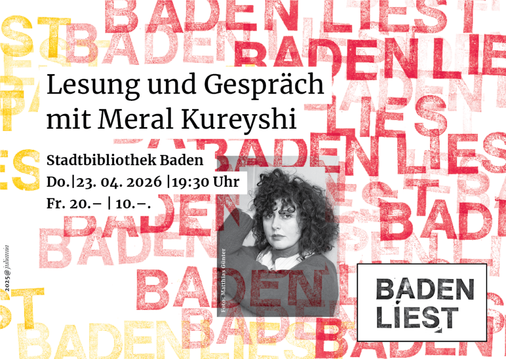 Do. 23.04.2026: Lesung und Gespräch mit Meral Kureyshi